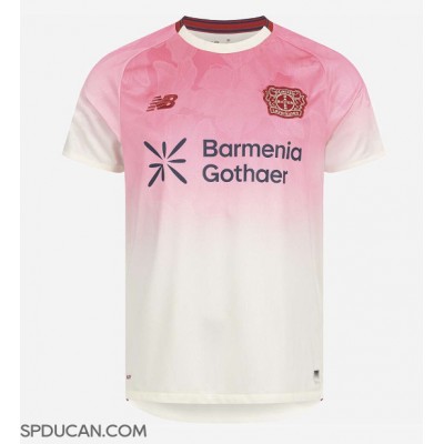 Muški Nogometni Dres Bayer Leverkusen Loic Bade #5 Gostujuci 2025-26 Kratak Rukav Muški Nogometni Dres Bayer Leverkusen Loic Bade #5 Gostujuci 2025-26 Kratak Rukav